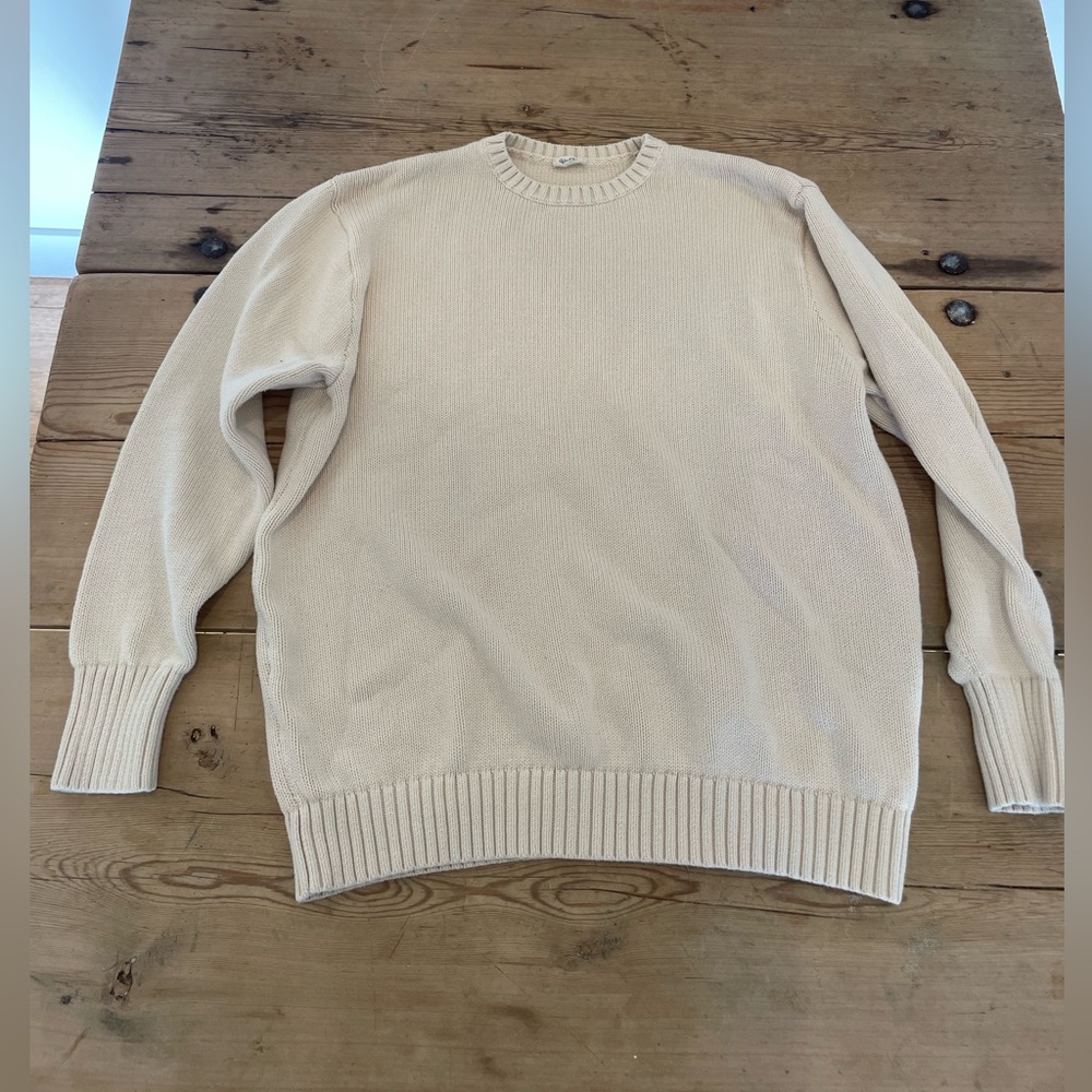 J. Galt oversize cotton crew neck sweater